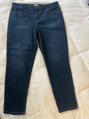 Jessica Simpson High Rise Skinny Ankle Jeans size 14